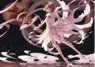 魔卡少女樱手绘线稿人物大 魔卡少女樱雪兔线稿